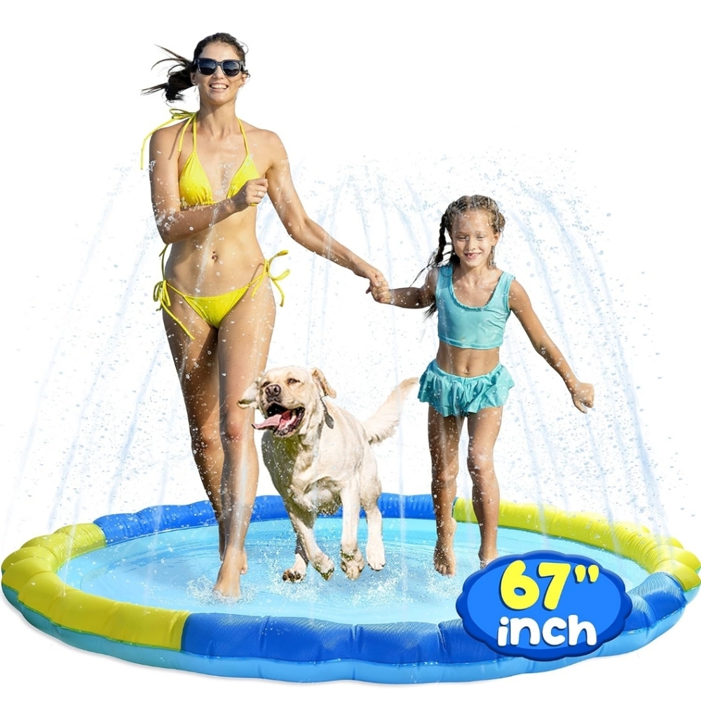 Bellachiddo 67in Toy Splash Mat
